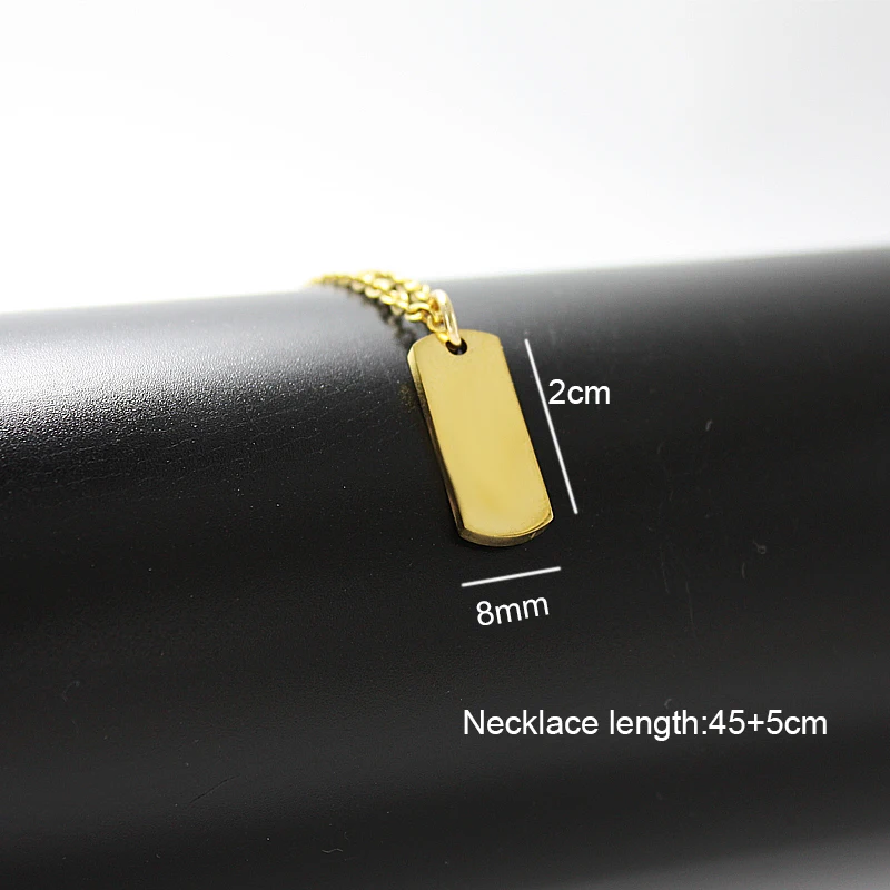 Женское/Мужское ожерелье Sangsy из нержавеющей стали Маленькая подвеска с собакой