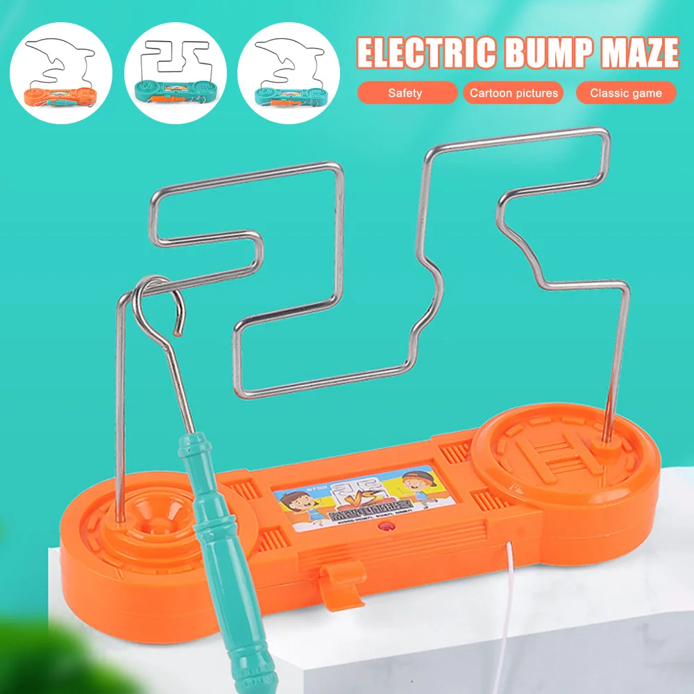 

Kids Collision Electric Shock Toy Electric Science Experiment Education Touch Maze Game Friends Party Game Toys Children Gift