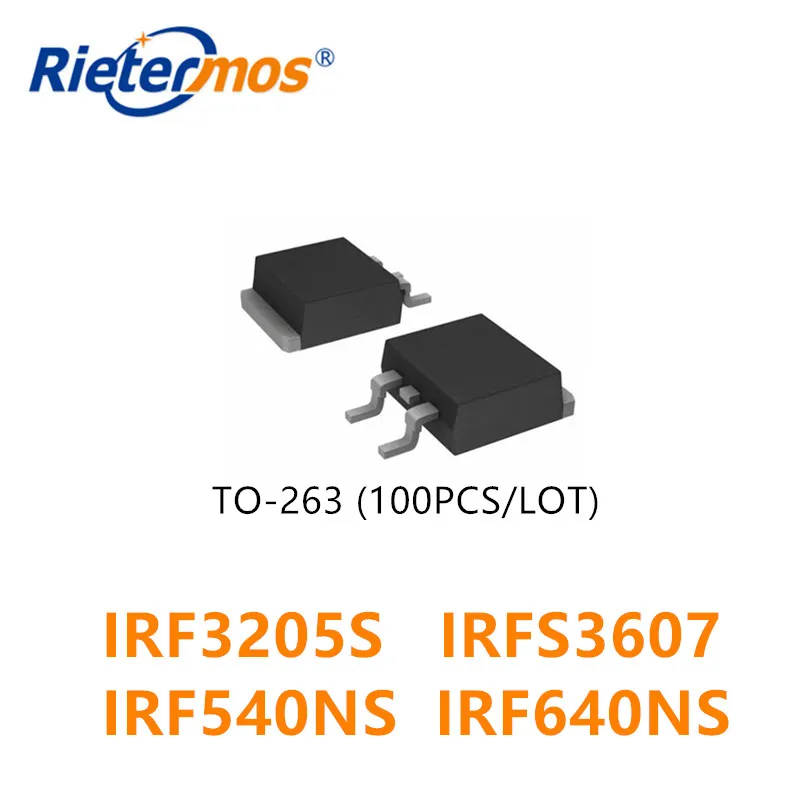 100 шт. TO-263 IRF3205STRLPBF IRFS3607TRLPBF IRF540NSTRLPBF IRF640NSTRLPBF IRF3205S IRFS3607 IRF540NS IRF640NS | Электроника