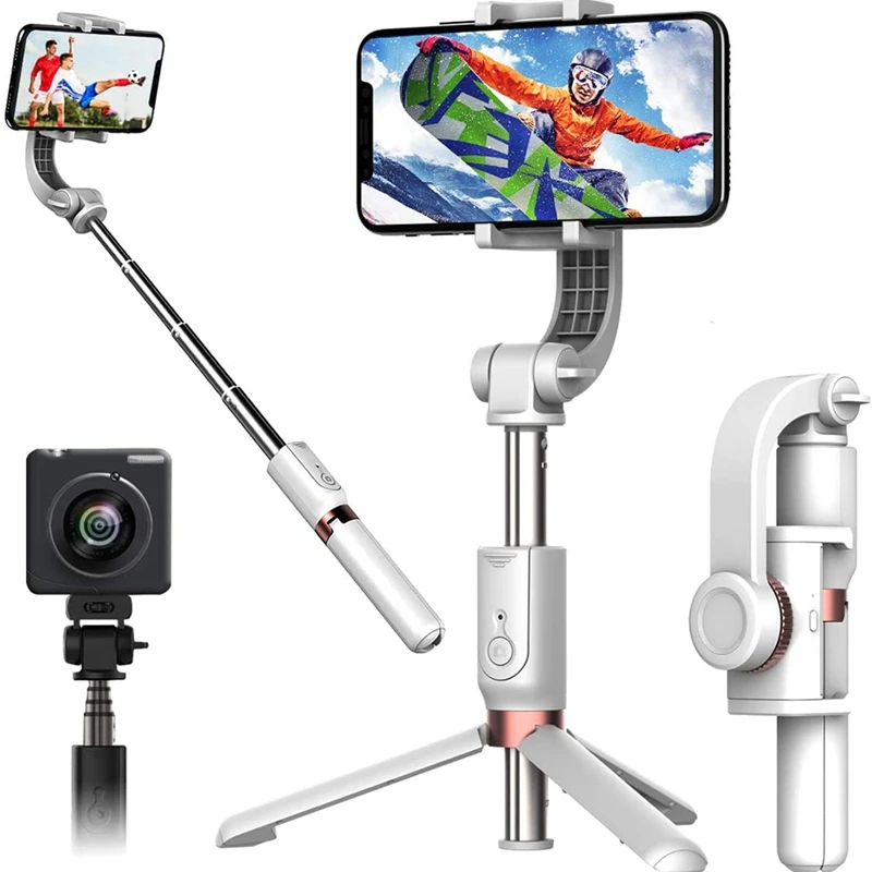 

Handheld Gimbal Stabilizer Auto Balance for Smartphone iPhone 11/X/Xr Huawei P30 Samsung S10