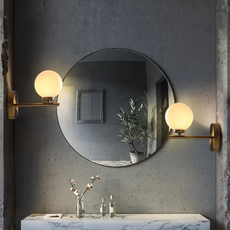 Простой современный стиль настенные светильники Лофт Винтаж Двойной настенная