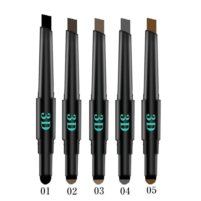 3 в 1 Водостойкий карандаш для бровей + кисть подводка Sobrancelhas порошок X9J2|Средства