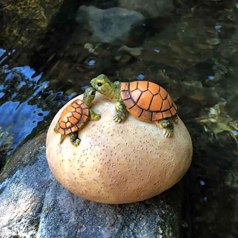 

Tuin Decoratie Garden Ogrod Gardens Decoration Sculpture Miniatuur Bloempot Tuinkabouter Poppenhuis Meubels Resin Turtles