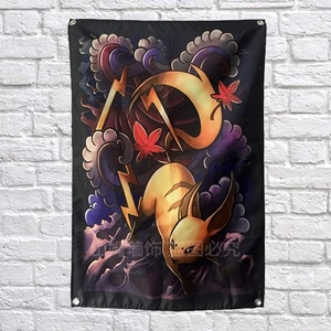 Japanese ukiyo-e Tattoos Poster Scrolls Draperies Curtains Hanging Flags Tattoo Shop Decor Banners Waterproof Art Cloth