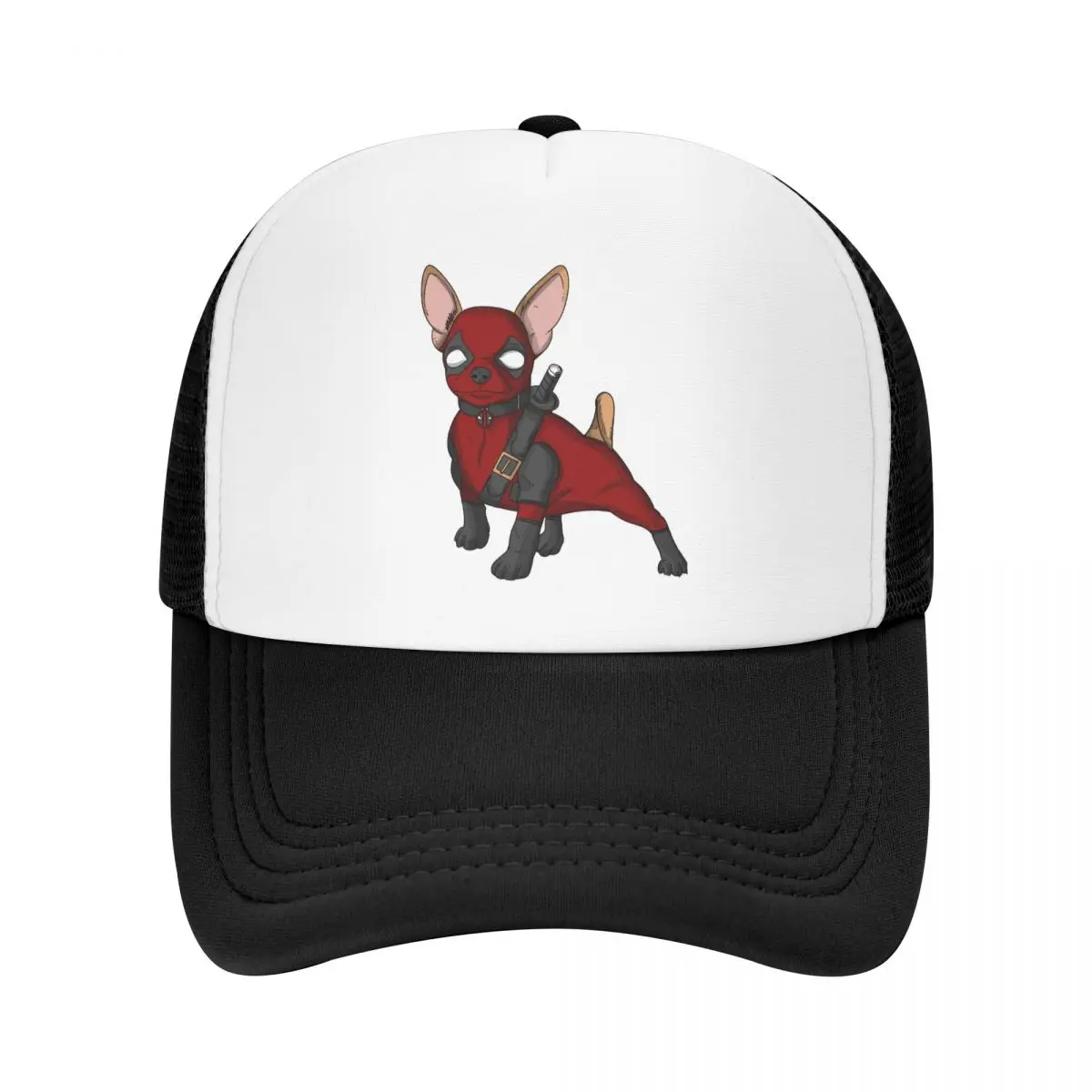 

Chihuahuapool Trucker Hats Chihuahua Pet Dog Lovers Mesh Net Baseball Cap For Men Women Kpop Snapback Caps Streetwear
