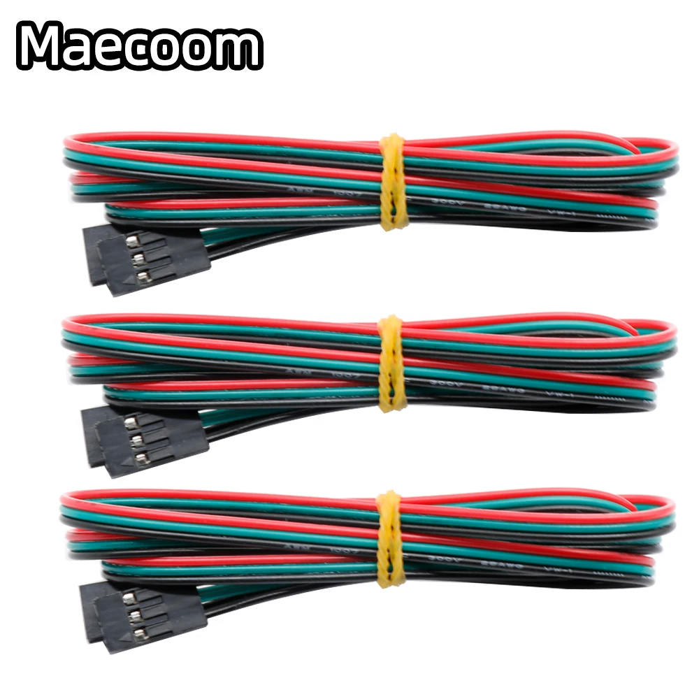 

2pcs 2pin 3pin 4pin Male to Female Dupont Cable 70cm 3D Printer Dupont Cable Double-Head Terminal Jumper Wire Dual Headed Line