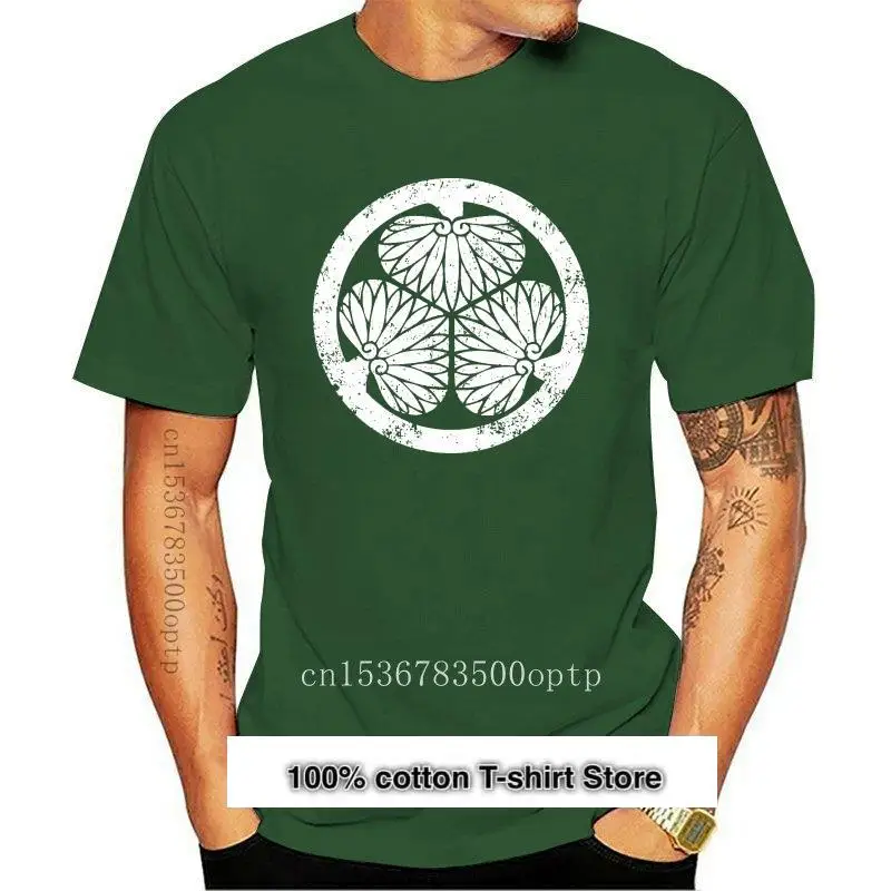 Camiseta del clan Mon de Tokugawa camisa Nobunaga japon Oda Edo Samurai Shogun nija show original venta al por Large | Мужская одежда