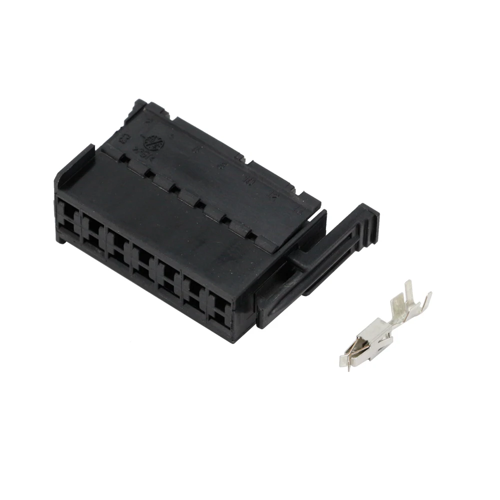 Черные автомобильные Соединители 5 комплектов 14 контактов соединитель жгута с