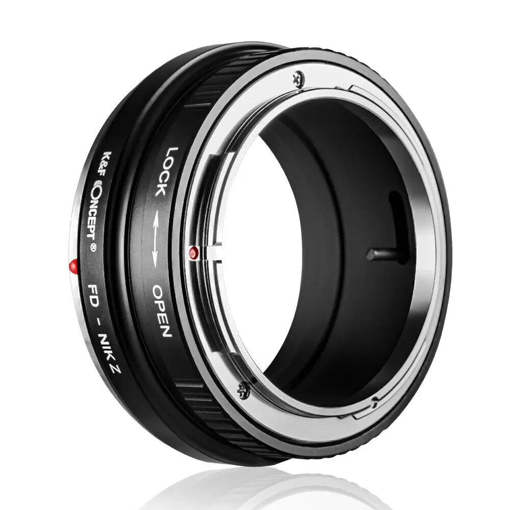 Новый адаптер K & F Concept для монтажа объектива Canon FD К Nikon Z6 Z7 Z50 Поддержка камеры micro с