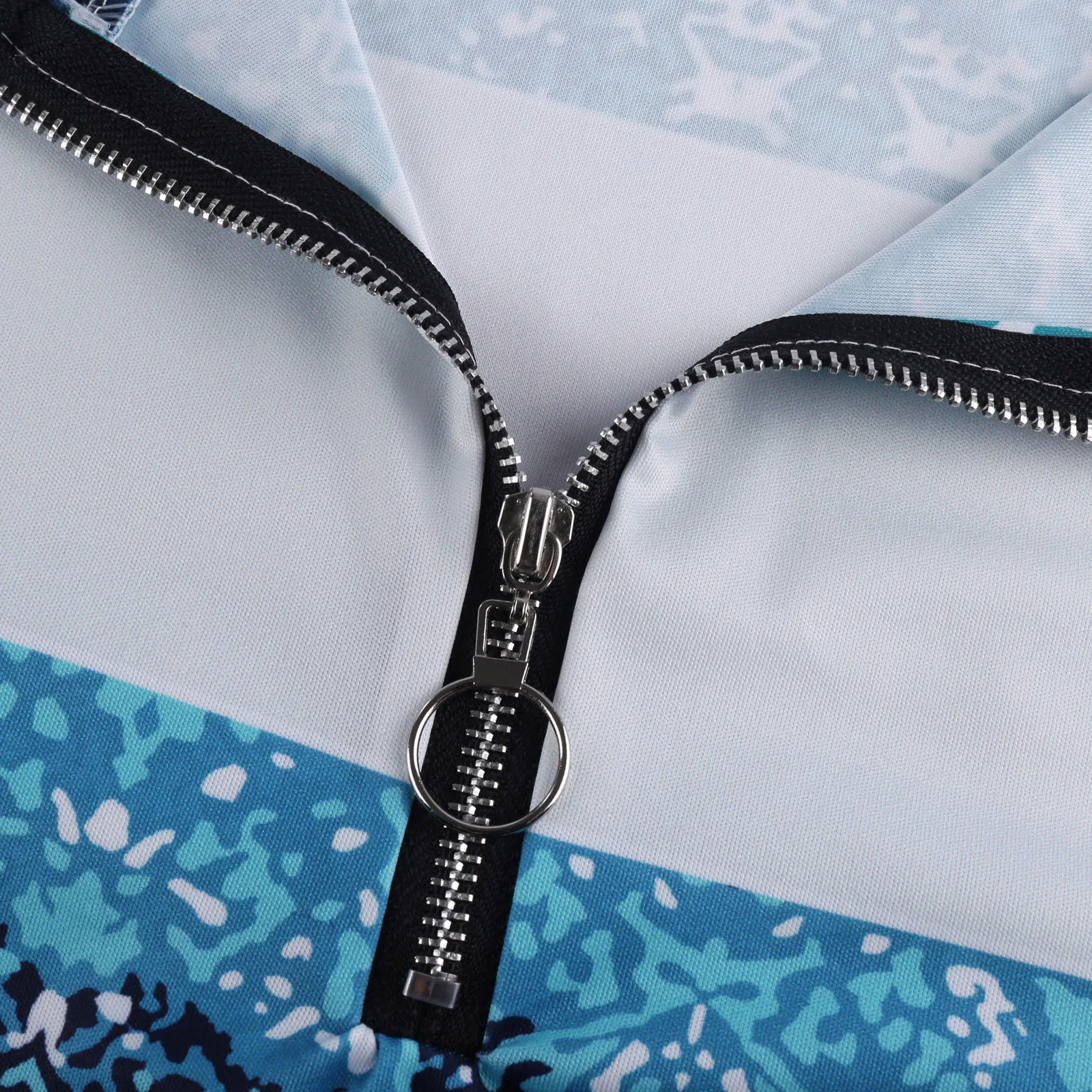 

2021 Casual Striped Patchwork Pullover Tops Fashion Women Long Sleeve Blouses Shirts Elegant Zipper V Neck Blusas Sweatshirt 5XL