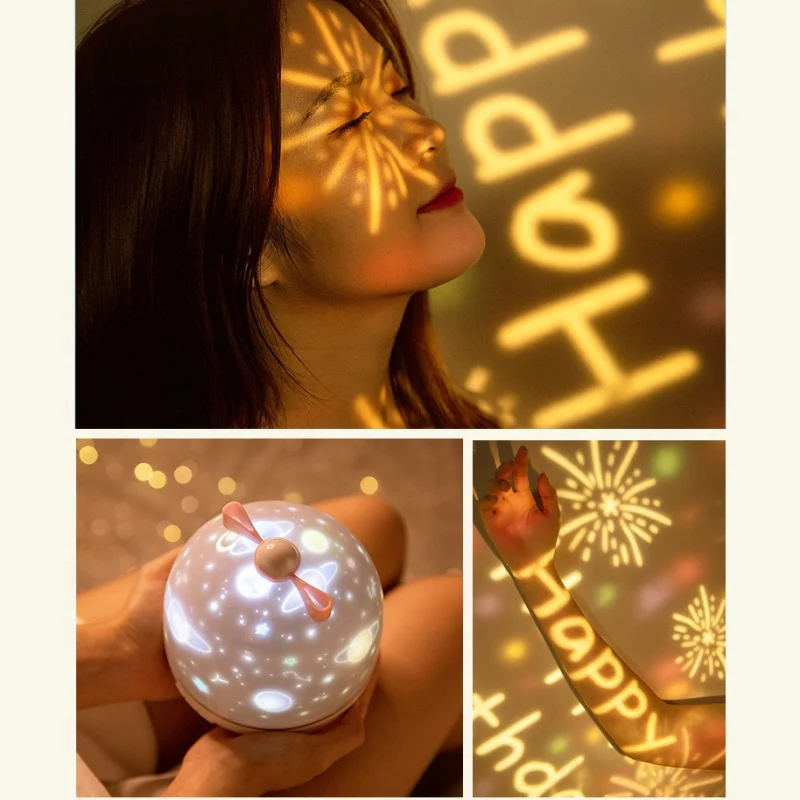 

LED Night Lights Rechargeable Star Projector, Valentine's Day Present Best Gift For Kids Festival Bedroom Living Room