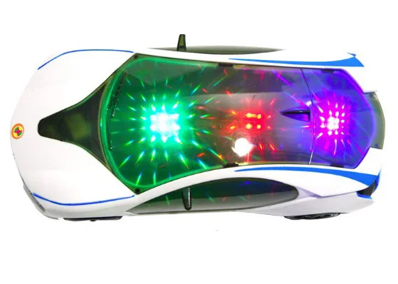 Новый 3D мигающий электрический автомобиль игрушка с подсветкой детские