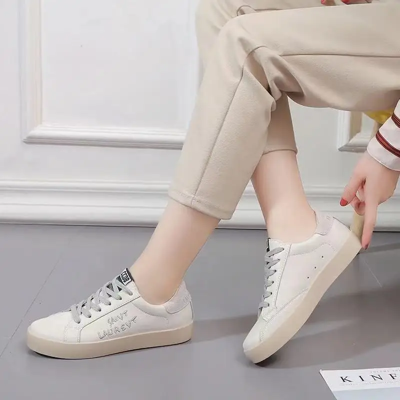 

Leather Korean fashion versatile net red boys and girls casual shoes student board shoes fashionable shoes