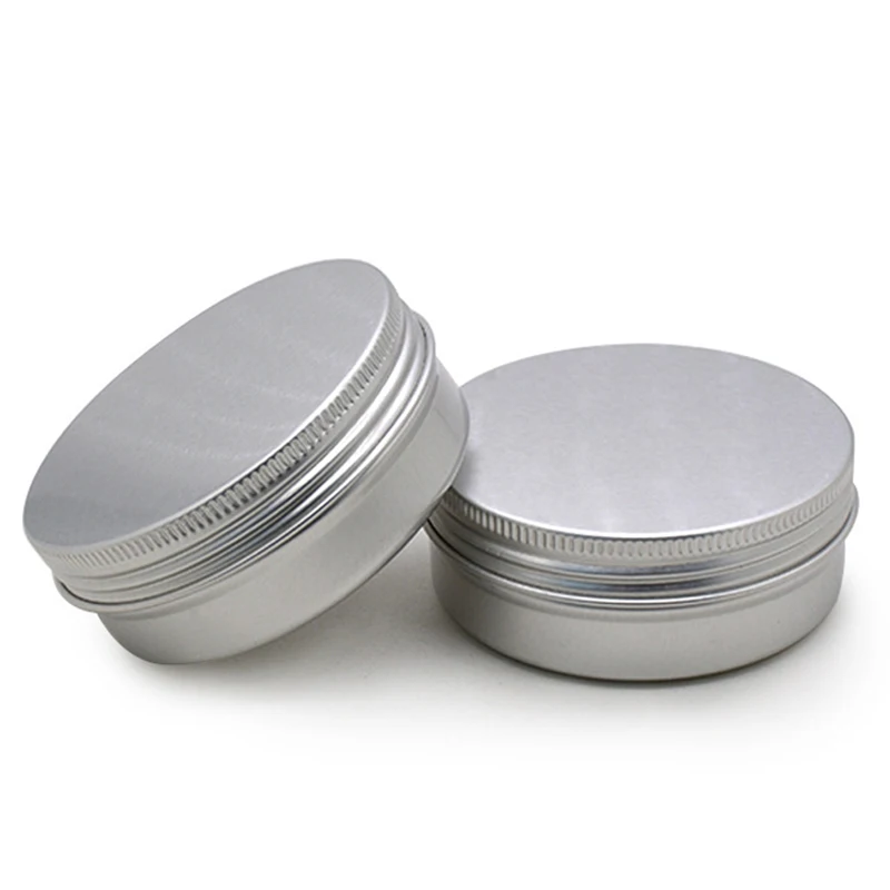 5 шт./компл. многоразовые контейнеры алюминиевая пустая Косметическая Серебряная