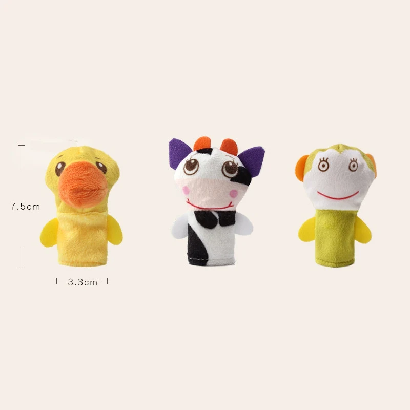 

Animal Hand Puppet Cartoon Plush Toys Baby Educational Animal Hand Puppets Pretend Telling Story Doll Toy for Children Kids