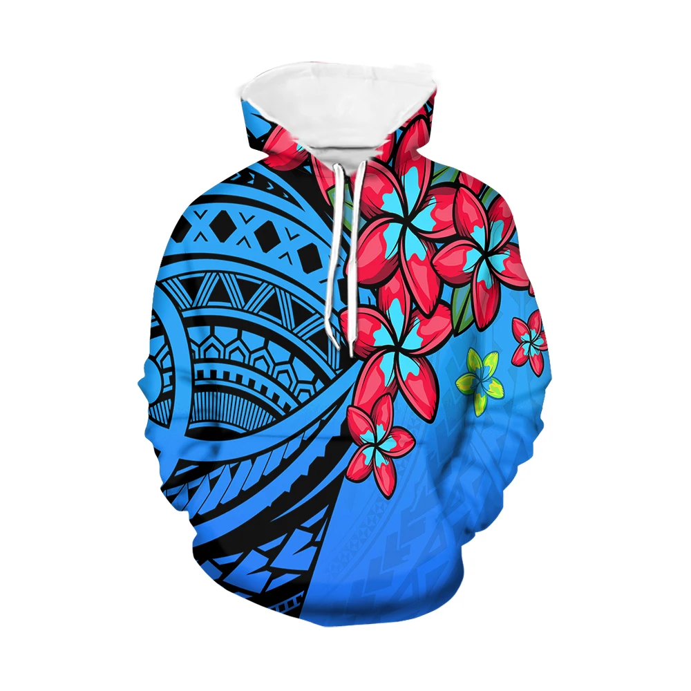 

Noisydesigns Big Size 6XL Men's Bright Colors Square Stripe Flowers Pattern Hooded Tops Long Sleeve Autumn Winter Sweatshirts