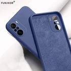 Для Xiaomi Redmi 9C NFC 9T Note 10 Pro 10S Poco M3 F3 X3 Mi 11 Lite 5G 10T 11T 11i, цветной жидкий силиконовый чехол, мягкий чехол из ТПУ