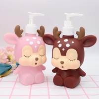 wash bath dew empty bottles and lovely cartoon great deer press type large capacity cosmetics packing bottle