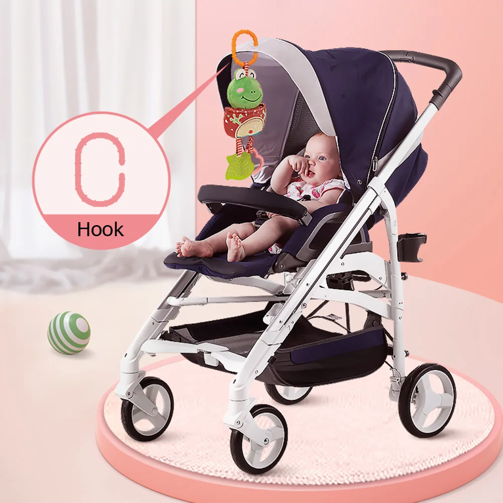 

Animal Wind Chime Bed Hanging Pendant Bell With Teether Wind Chime Car Educational Rattles & Mobiles Toys For Newborns Baby Gift