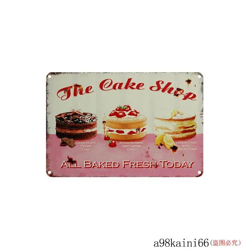 Новинка вкусные пончики магазин бар кафе таверна металлический жестяной знак