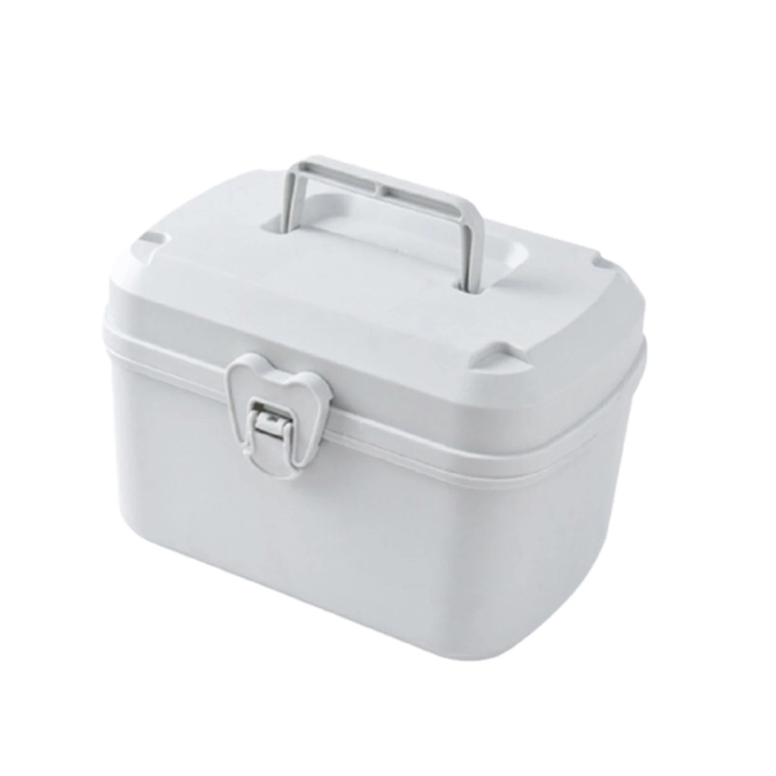 

First Aid Storage Box 2 Layer Plastic Family Medicine Chest Storage Box Household Drug Holder Case Medicine Cabinet REME