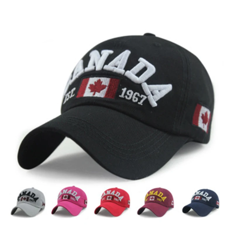 Мужская бейсболка с вышивкой канадского алфавита Корейская версия весна-лето