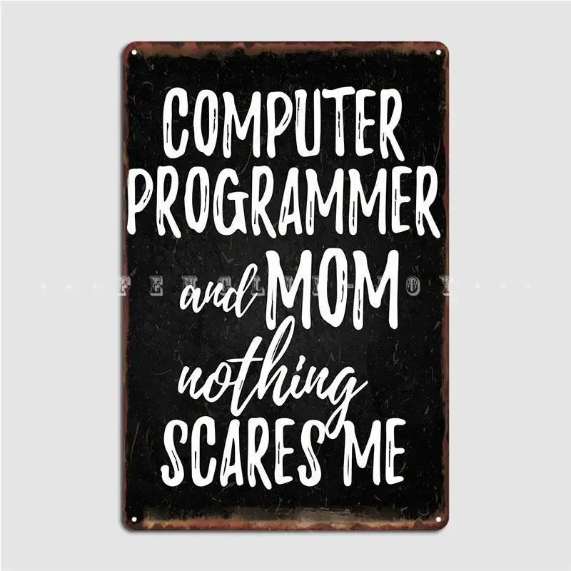 

Программатор металлический знак для гостиной Настенная роспись Забавный декор для стен оловянные знаки плакаты