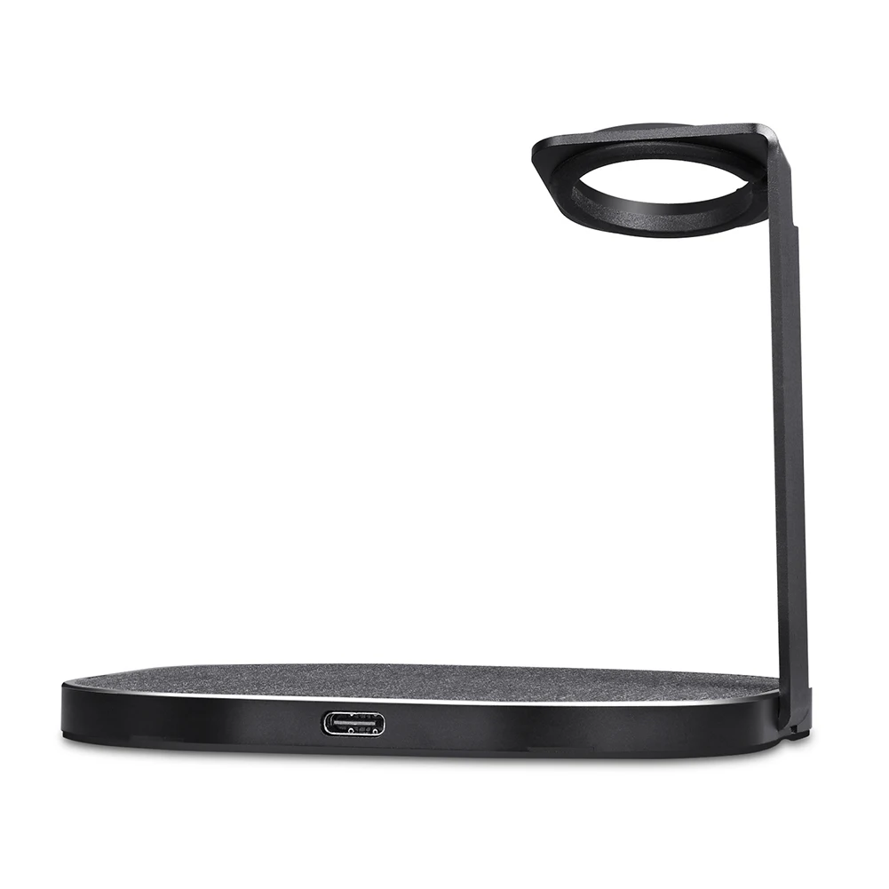 2 в 1 Беспроводное Зарядное устройство Док-станция Быстрая Зарядка адаптер для Apple