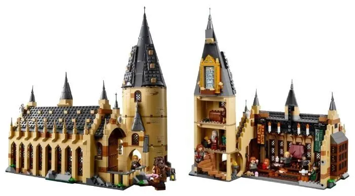 Конструктор Большой зал Хогвартса 11007 (75954) Magic Castle Justice Magician Гарри Поттер детский