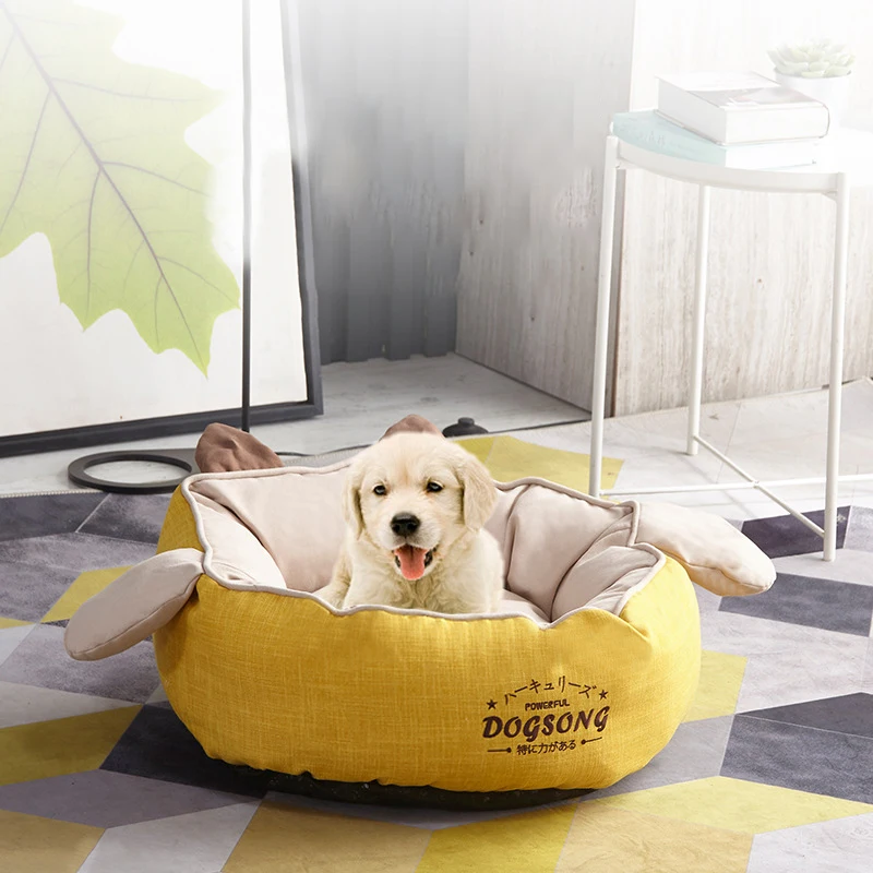 Кровать для собаки супер мягкая кровать питомца питомник милый Простой домик