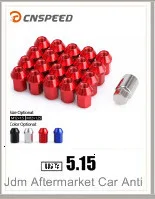 20 шт. Jdm Aftermarket автомобильный, алюминиевое КОЛЕСО гайки M12* 1,5 M12* 1,25 60 мм Расширенный тюнер шип гайки для Chevrolet Mitsubishi и т. Д
