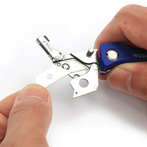 WORKPRO Portable Folding Knife with 55 Blades Pocket Knife Key Chain Knife Mini Camping Key Ring Knife Tool Free Shipping