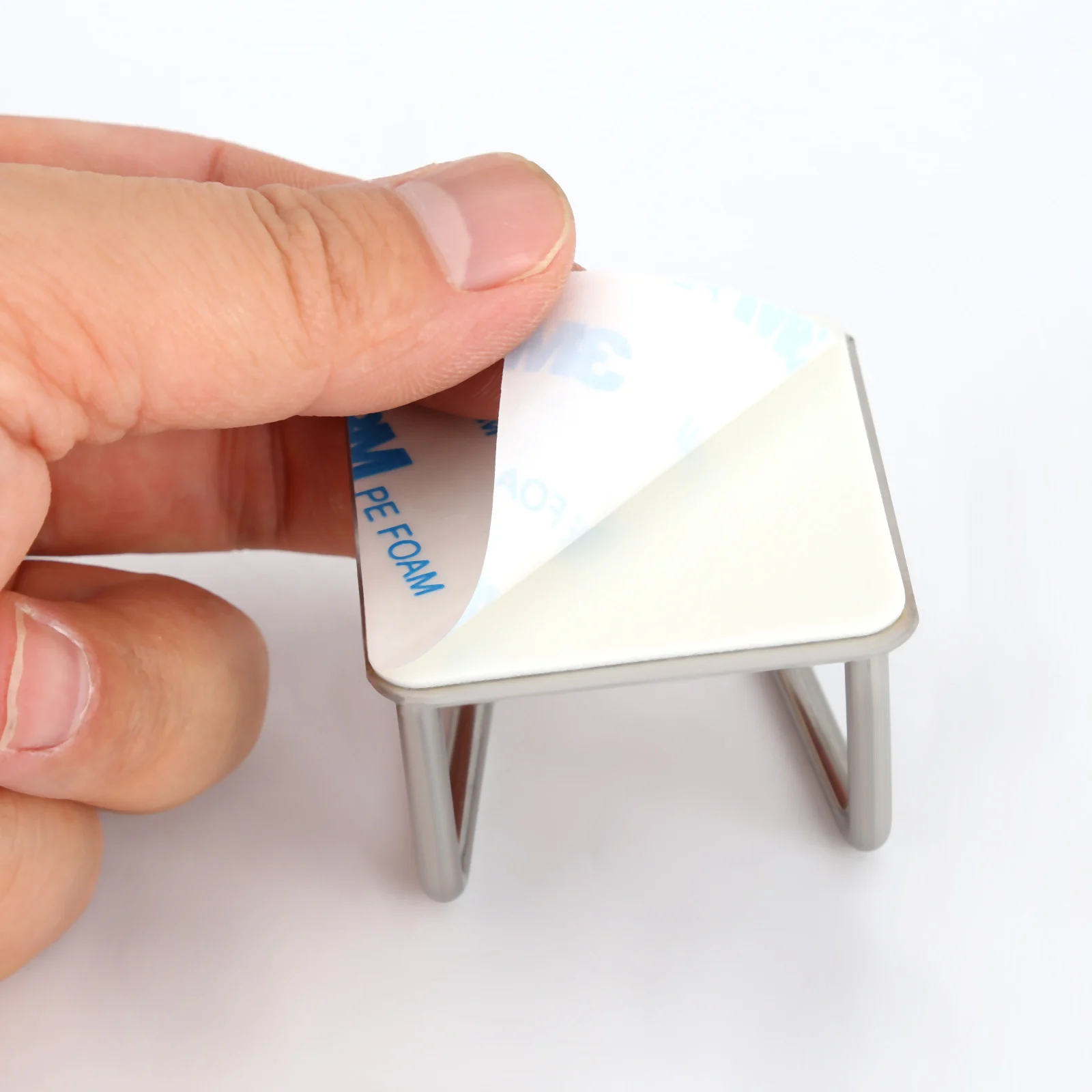 1 шт. неперфорированные кухонные губки из нержавеющей стали самоклеящиеся для