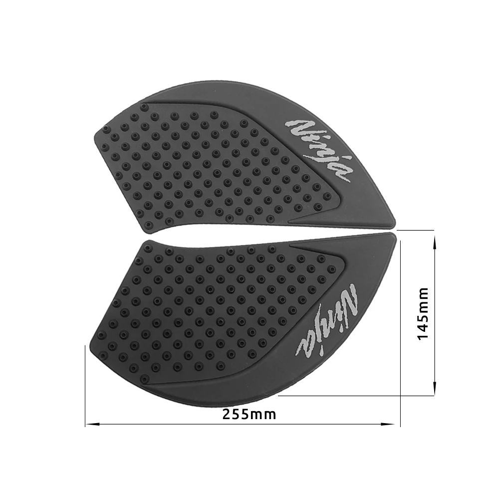 Противоскользящий протектор колена для мотоцикла с газовым баком и боковым