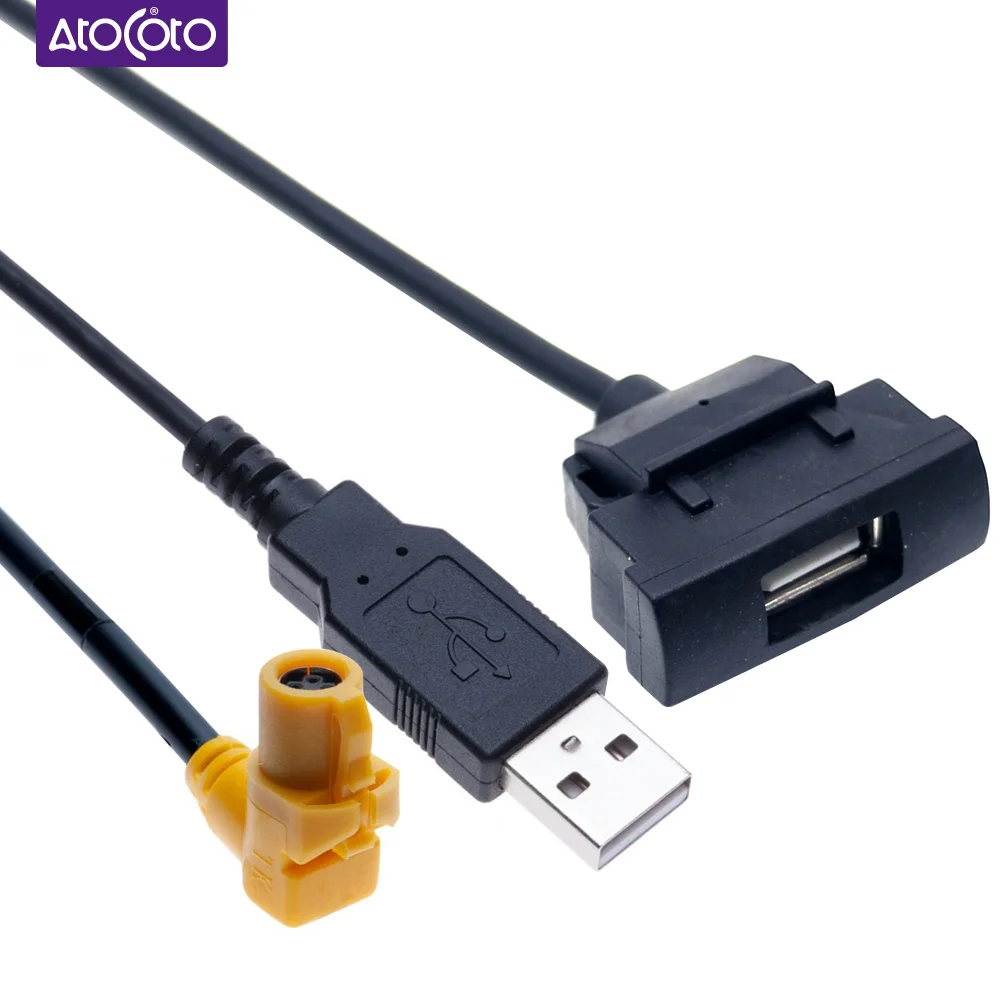 Автомобильный RCD510 RNS315 радио расширения USB 4 пиновый Мужской Интерфейс Кабель