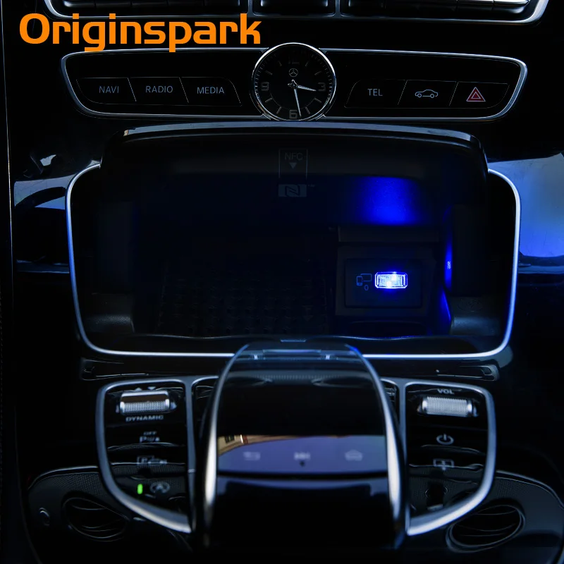 Оригинальный inspark 2 шт. автомобильный мини USB светодиодный комнатный светильник
