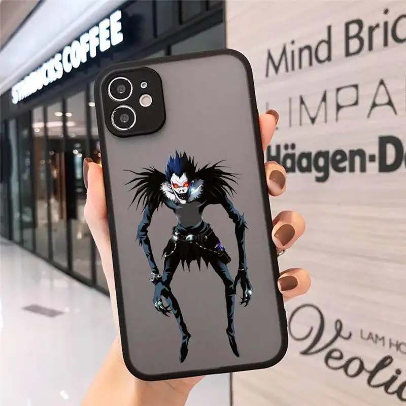 

Death Note anime manga luxury Phone Case cover matte transparent For iphone 7 8 11 12 plus mini x xs xr pro max cover