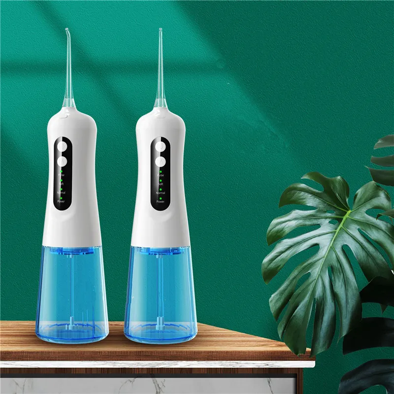 

Portable Oral Irrigator USB Rechargeable Dental Floss Water Mouth Washing Machine 2021 New Water Pick Dental Cleaning Device