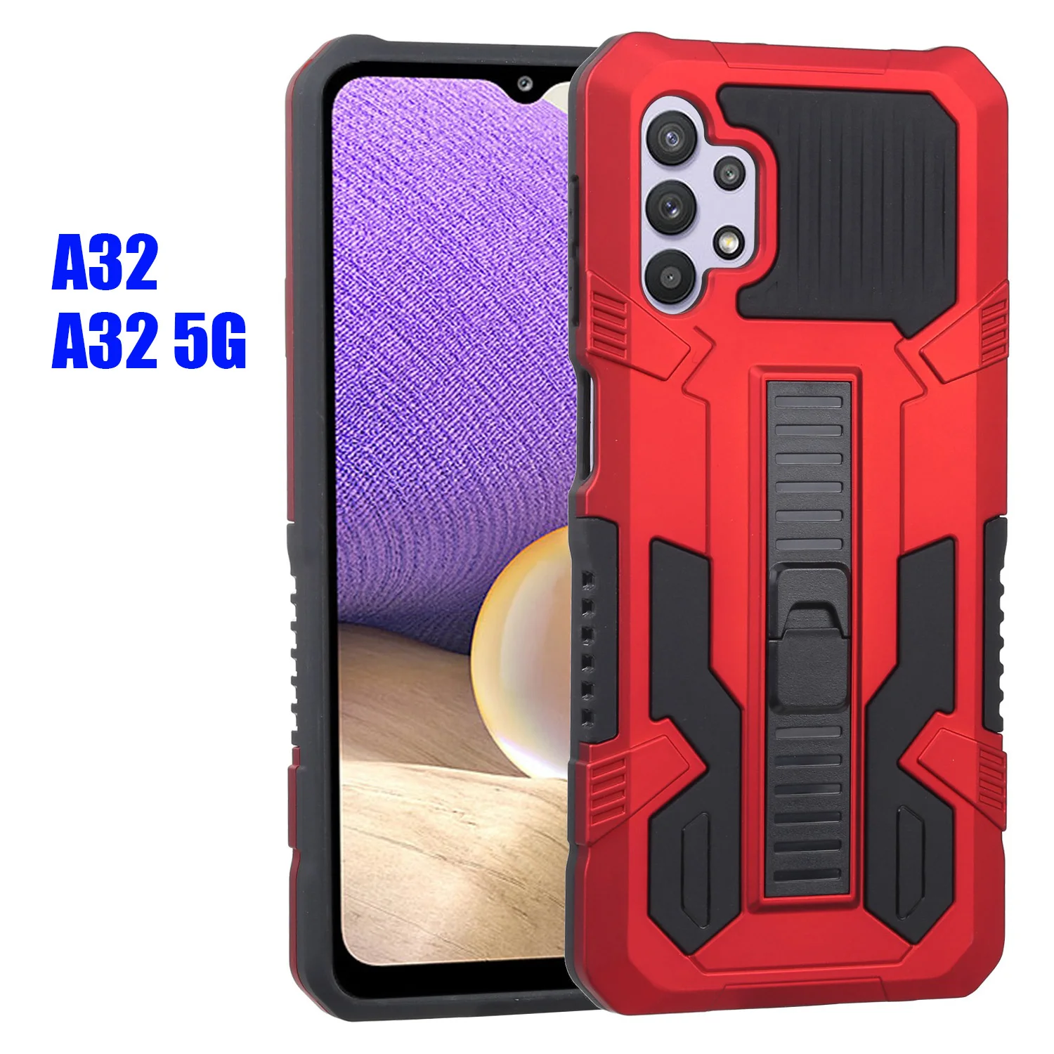 

Heavy Duty Armor Phone Case for Samsung Galaxy A32 5G Cases Shockproof Protective Back Cover Kicstand Men