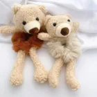 Резинка для волос плюшевая женская, милая заколка с медведем, Кроликом, декоративная эластичная повязка на голову, модные аксессуары для волос для женщин