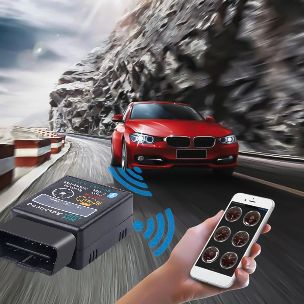 Bluetooth V1.5/V2.1 Мини Elm327 obd2 сканер OBD Автомобильный диагностический инструмент