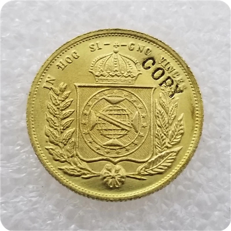 Копия монеты 1859 бразилиана 5000 |