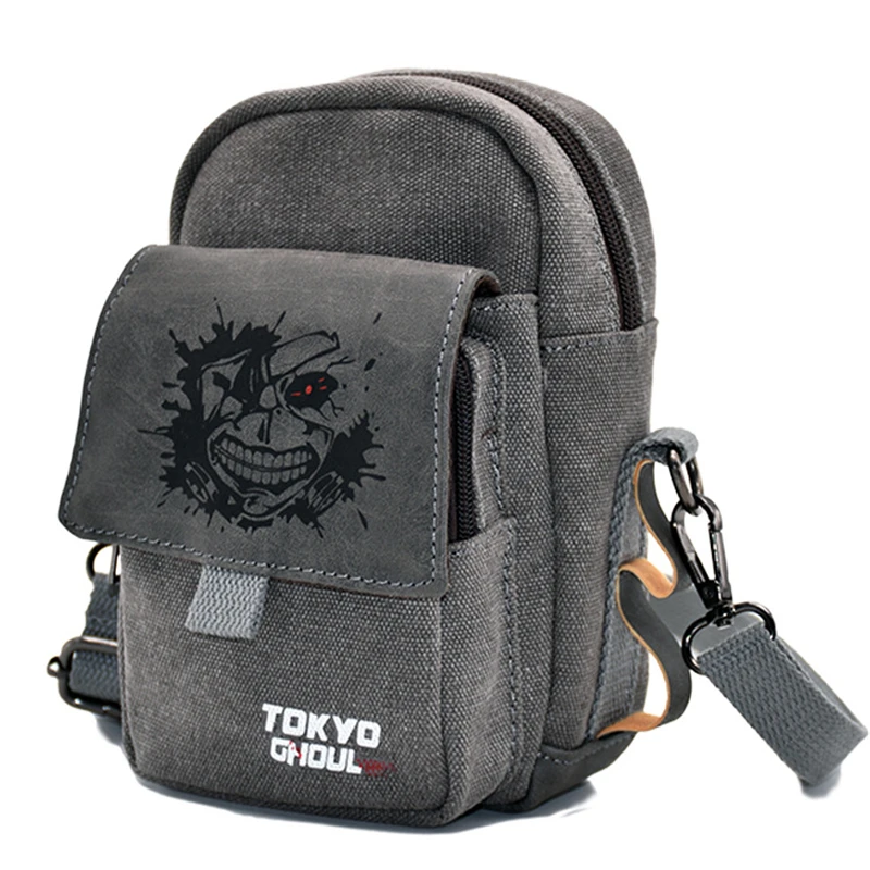 Нагрудная сумка с аниме Токио Гуль холщовая мультяшная спортивная для