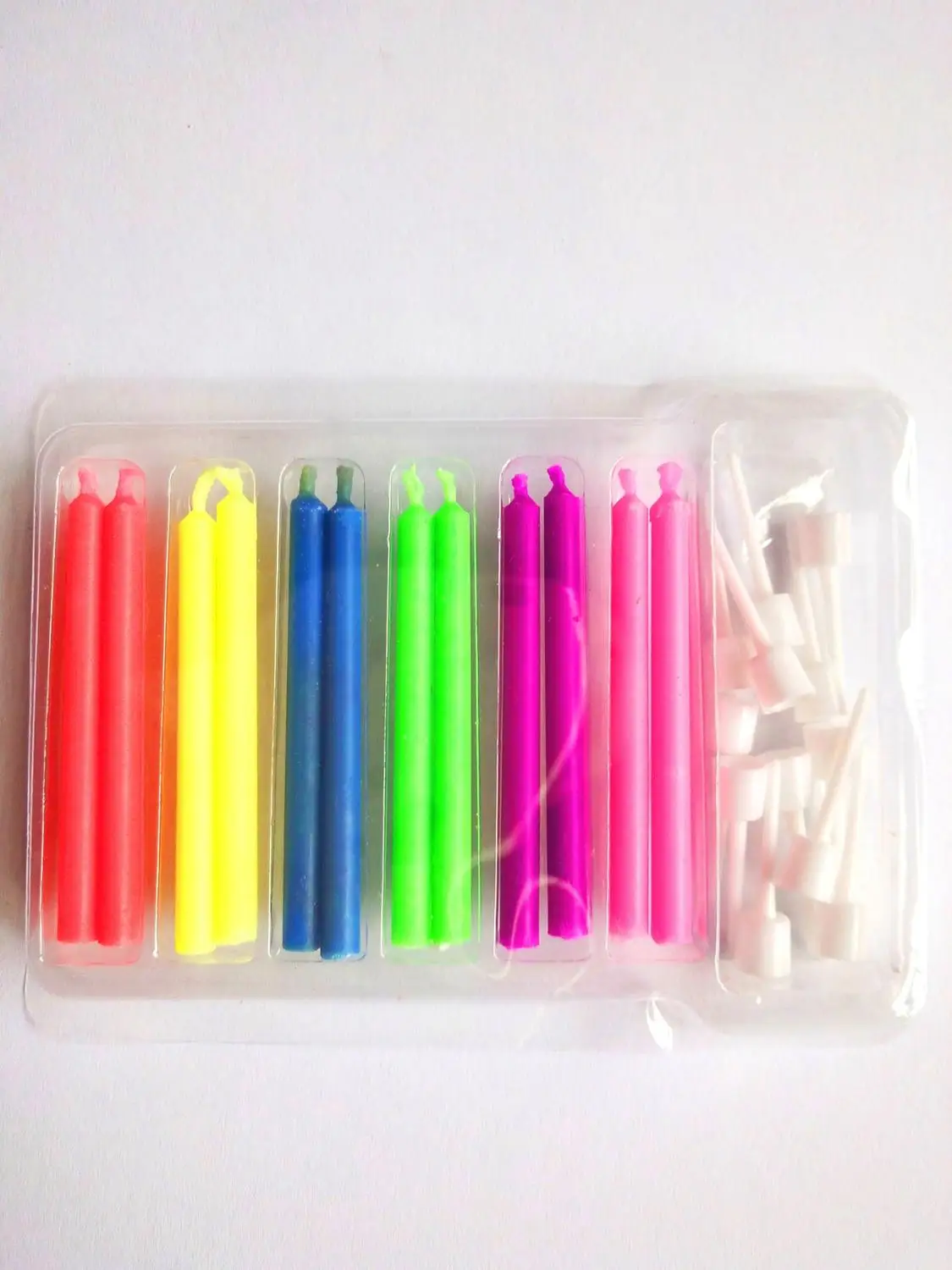 Красочные свечи для торта дня рождения креативные праздничные принадлежности