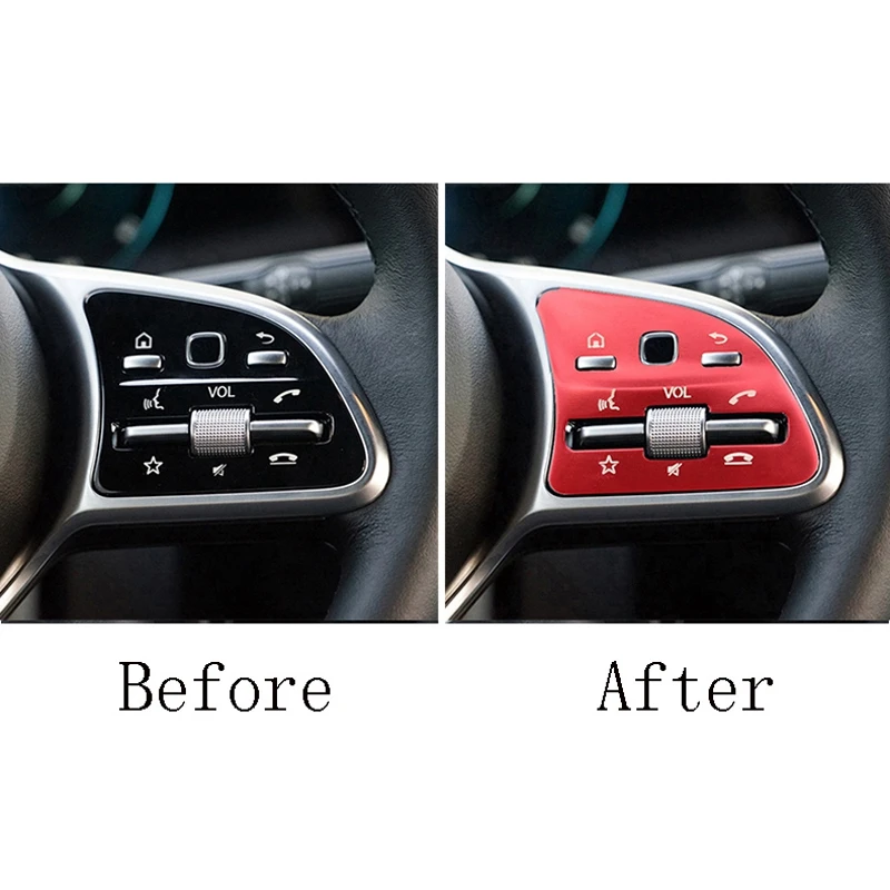 Наклейка на рулевое колесо с кнопкой управления для Mercedes Benz a C E Class GLB GLC GLE W205 W167