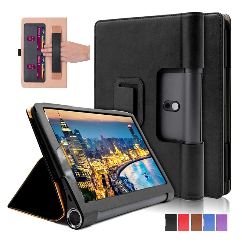 

Чехол с винтажным рисунком для Lenovo Yoga Tab YT-X705F 2019 10,1 дюйма, чехол-подставка с отделениями для карт, чехол для Lenovo Yoga Tab 5