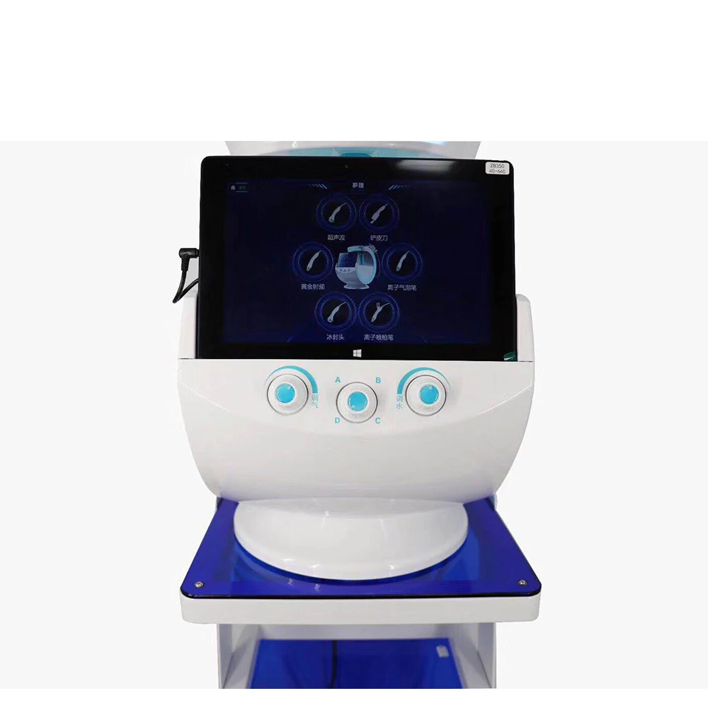 

2021 hydrafacials 7 in 1 hydra water peel microdermabrasion /hydrodermabrasion facial machine with skin analyzer