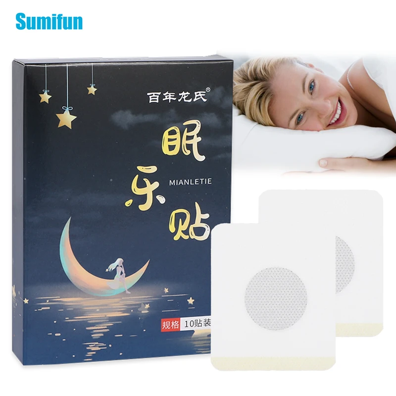 

10pcs Improve Sleep Patch Anxiety Essential Medical Plaster Relieve Headache Stress Plaster Improve Insomnia Quality Sticker