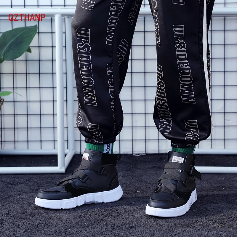 

Fall Shoes Mens Shoes Casual Tenis 2018 Fashion Hasp Men Loafers Krasovki Luxury High Top Sneakers Scarpe Uomo Zapatos De Hombre