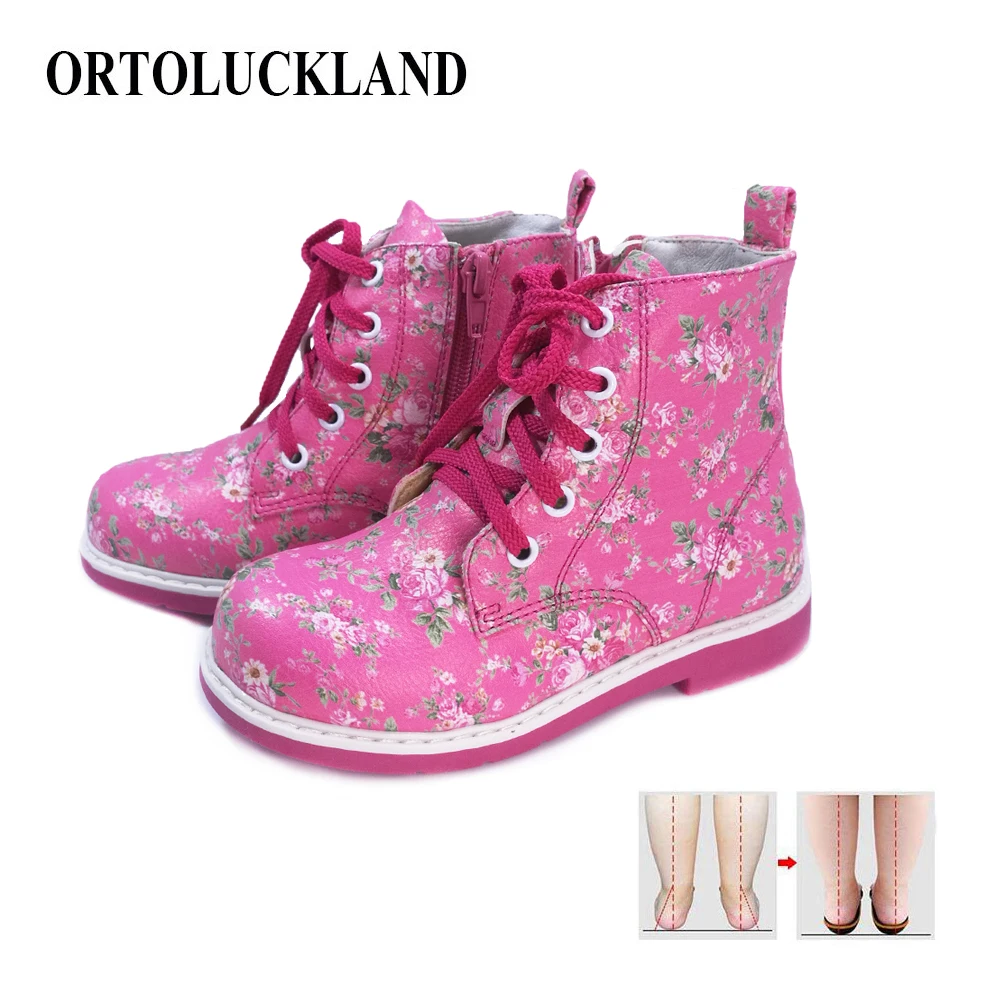 Демисезонные ботинки для девочек ortoluclands 2021 ортопедическая обувь детей корейские